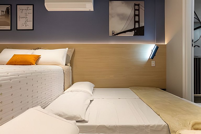 Studio para até 5 ao lado do Allianz Parque