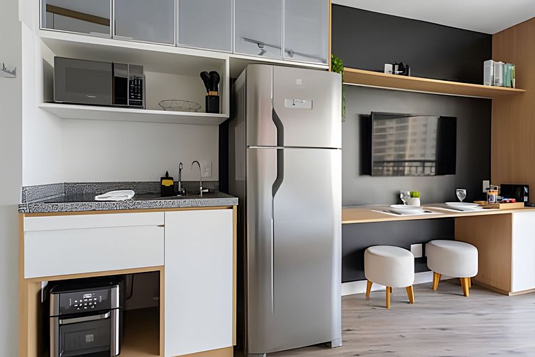 Campo Belo: Apto Lindo e Completo • Até 3 Pessoas