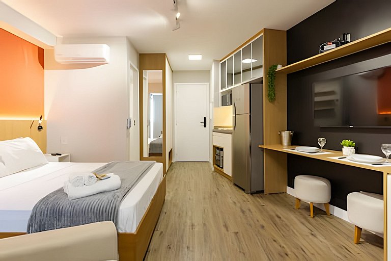 Campo Belo: Apto Lindo e Completo • Até 3 Pessoas