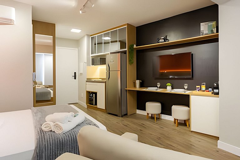 Campo Belo: Apto Lindo e Completo • Até 3 Pessoas