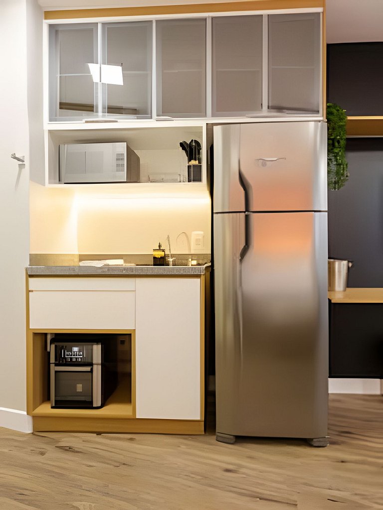 Campo Belo: Apto Lindo e Completo • Até 3 Pessoas