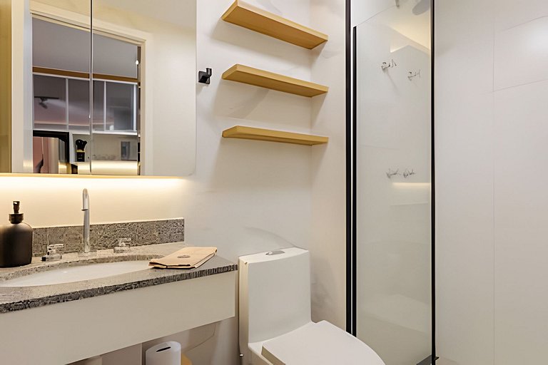 Campo Belo: Apto Lindo e Completo • Até 3 Pessoas