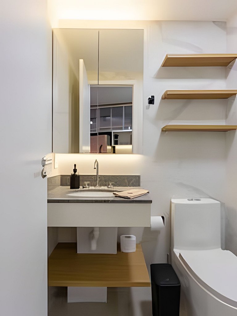 Campo Belo: Apto Lindo e Completo • Até 3 Pessoas