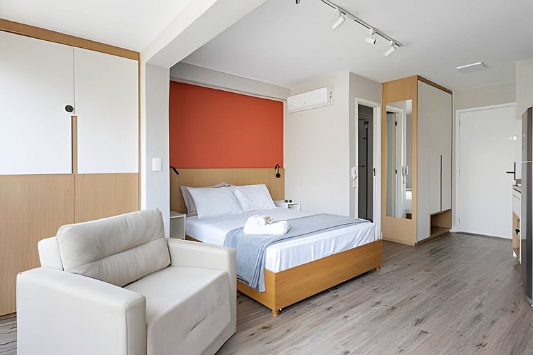 Campo Belo: Apto Lindo e Completo • Até 3 Pessoas