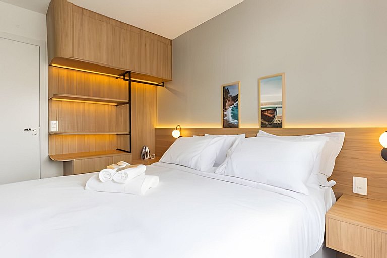 Apê para até 4 | Ao lado do Allianz Parque