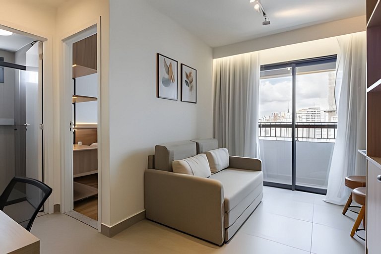 Apê para até 4 | Ao lado do Allianz Parque