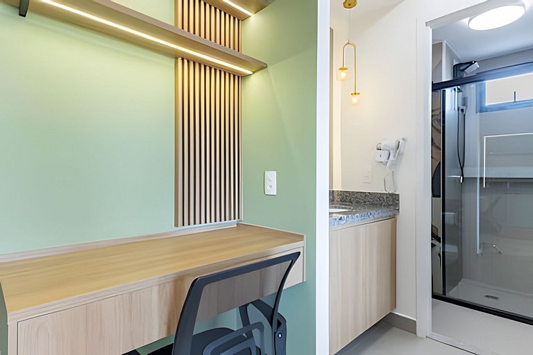 Apê para até 4 | Ao lado do Allianz Parque