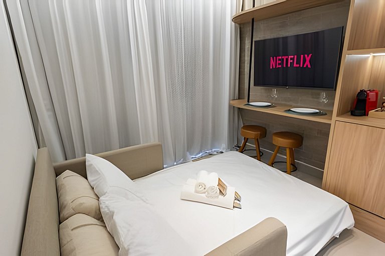 Apê para até 4 | Ao lado do Allianz Parque