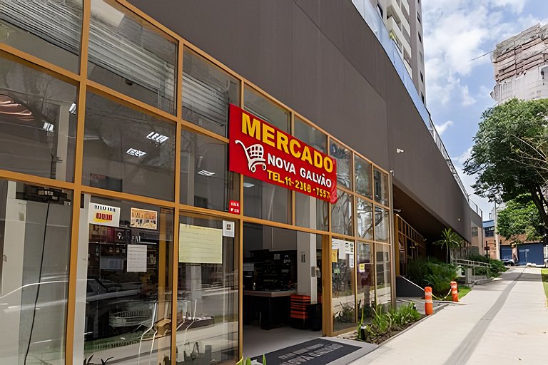 Apê para até 4 | Ao lado do Allianz Parque