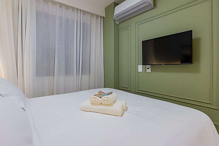 Apê para até 4 | Ao lado do Allianz Parque