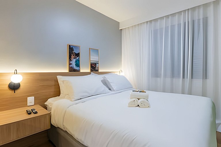 Apê para até 4 | Ao lado do Allianz Parque