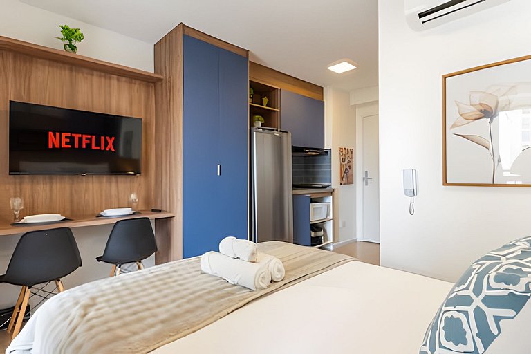Studio no Campo Belo | Próx. Congonhas + Metrô