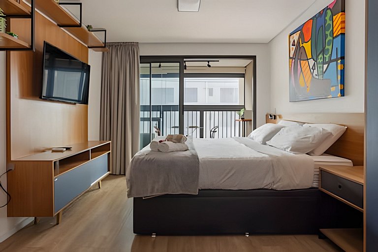 Studio Charmoso Prox do Allianz Parque e Shopping