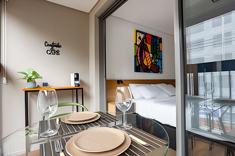 Studio Charmoso Prox do Allianz Parque e Shopping