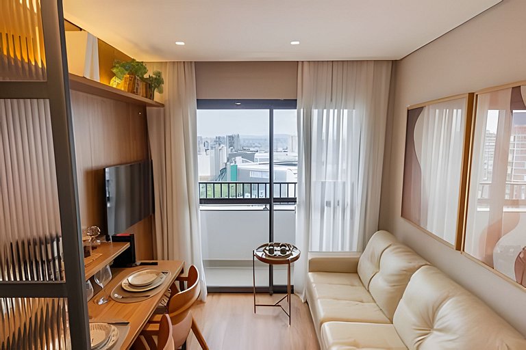 Apto Aconchegante com VISTA para o Allianz Parque