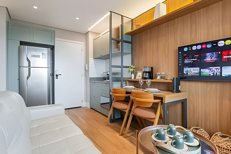 Apto Aconchegante com VISTA para o Allianz Parque