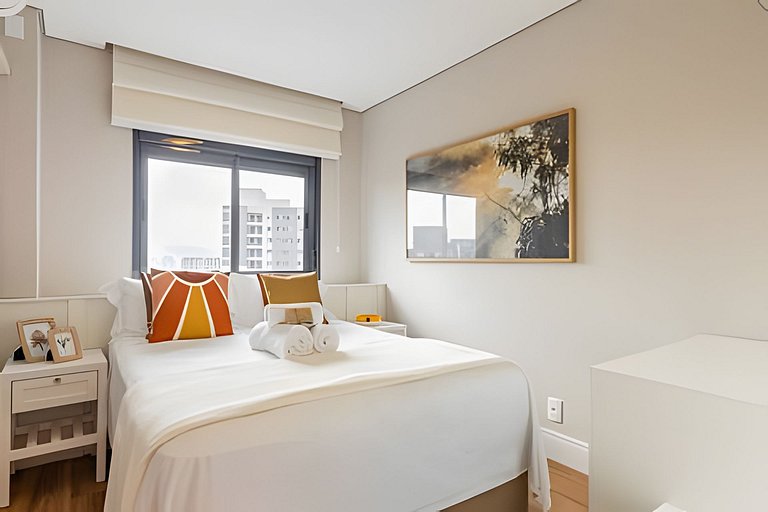 Apto Aconchegante com VISTA para o Allianz Parque