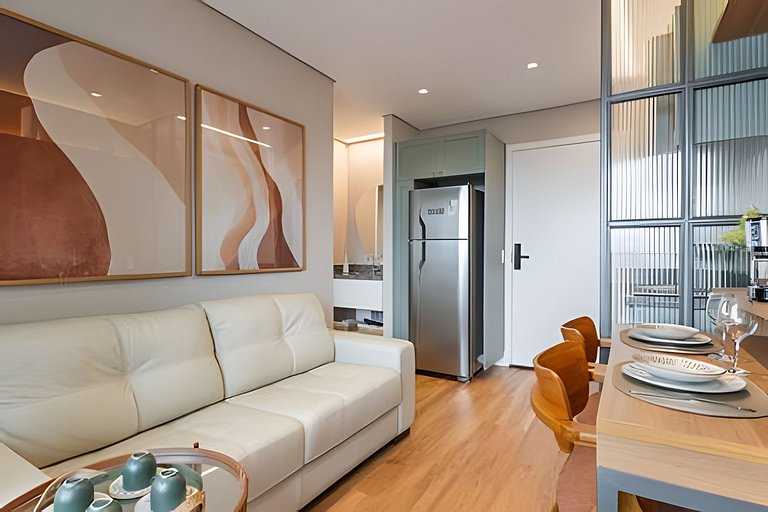 Apto Aconchegante com VISTA para o Allianz Parque