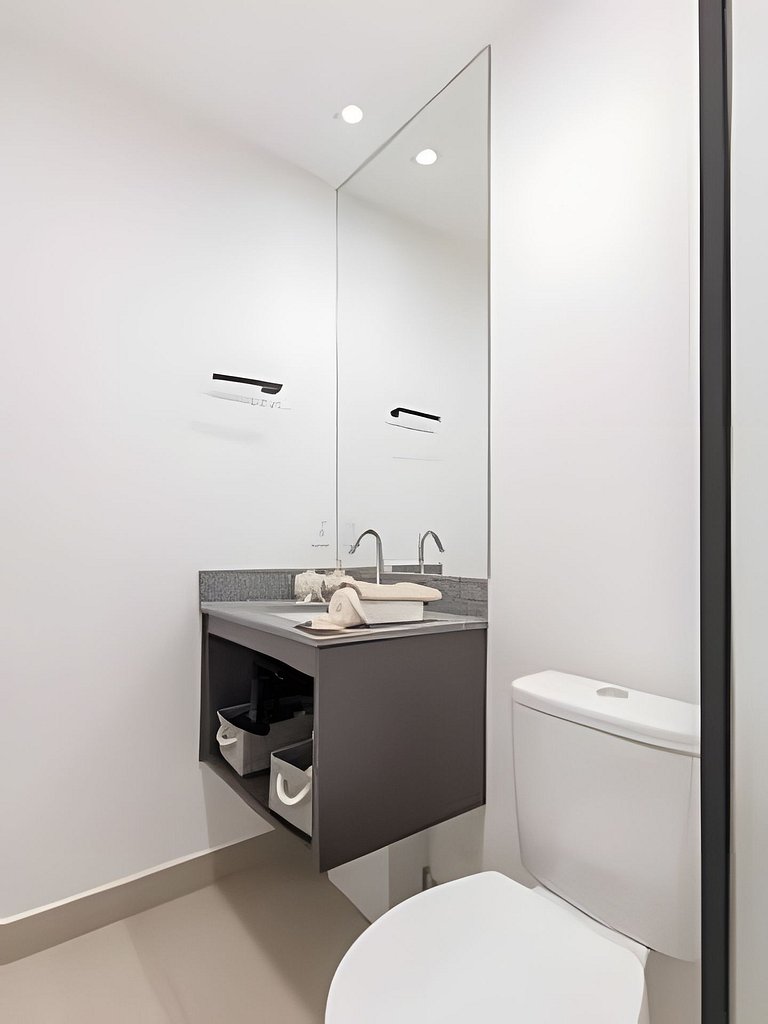 Studio Próx. CGH | Piscina & Coworking