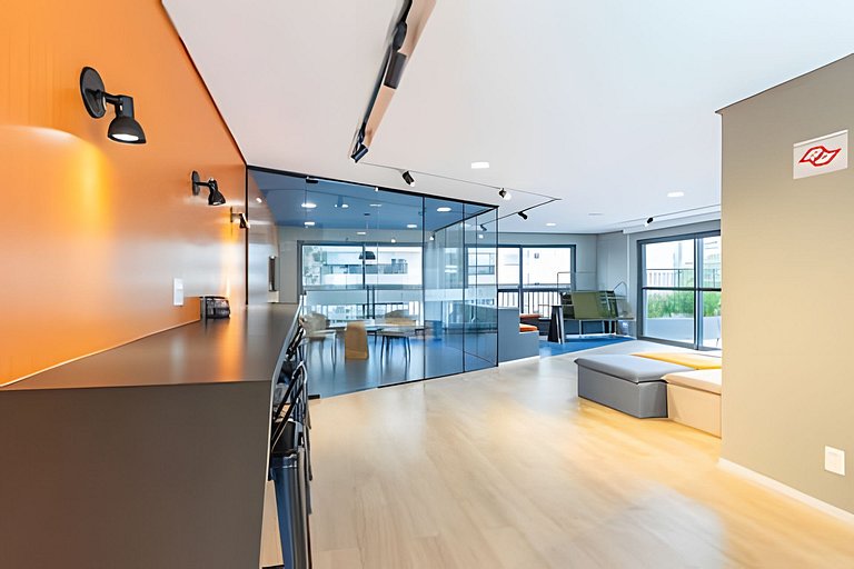 Studio Próx. CGH | Piscina & Coworking