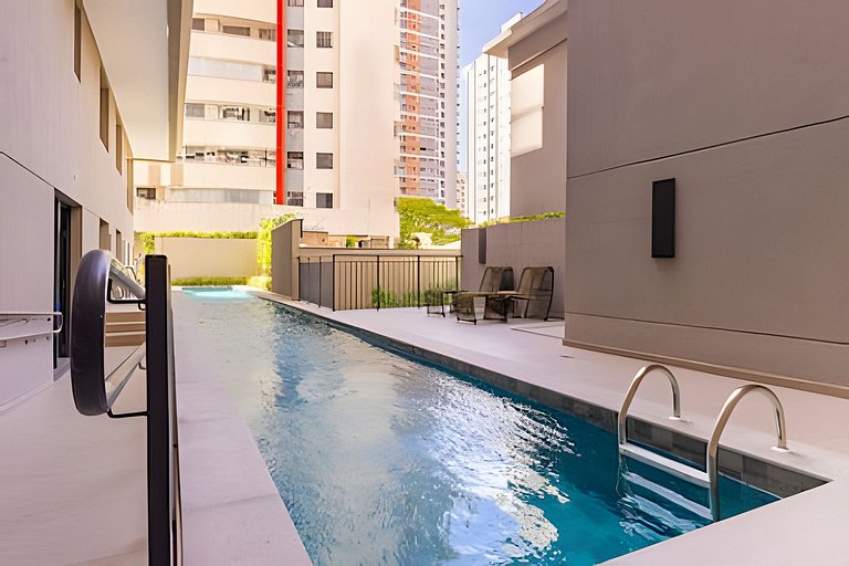 Studio Próx. CGH | Piscina & Coworking