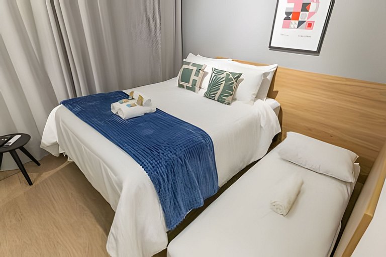 Studio p/ 3 pessoas Brooklin | Berrini