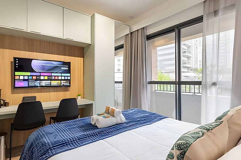 Studio p/ 3 pessoas Brooklin | Berrini