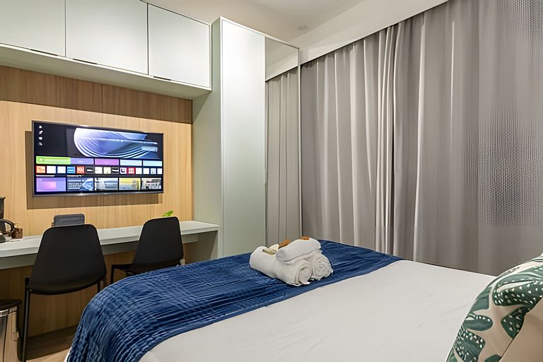 Studio p/ 3 pessoas Brooklin | Berrini