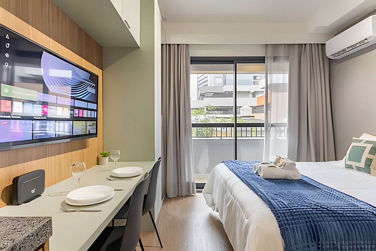 Studio p/ 3 pessoas Brooklin | Berrini