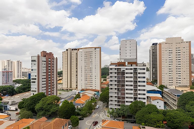 Studio c/ Cama Casal e Sofá-Cama prox do Allianz