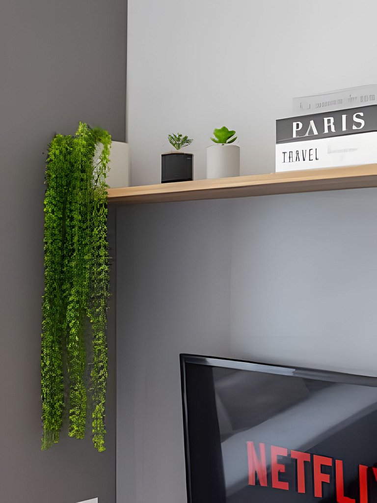 Studio c/ Cama Casal e Sofá-Cama prox do Allianz