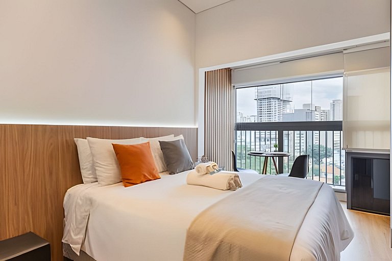 Studio bem próximo do Allianz Parque e Shopping