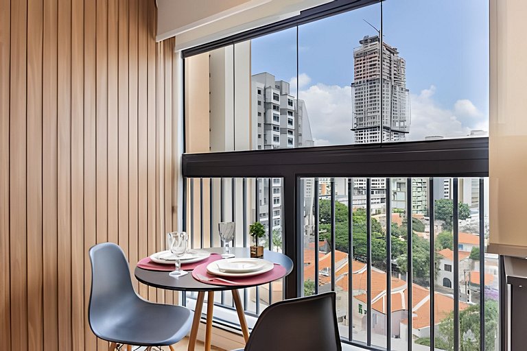 Studio bem próximo do Allianz Parque e Shopping