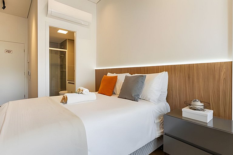 Studio bem próximo do Allianz Parque e Shopping