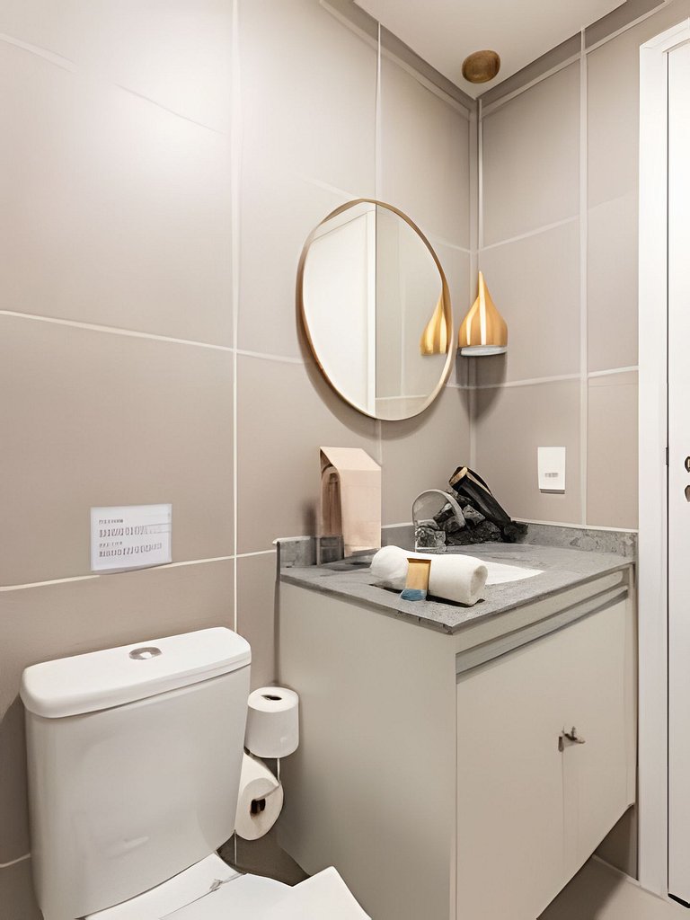 Studio bem próximo do Allianz Parque e Shopping