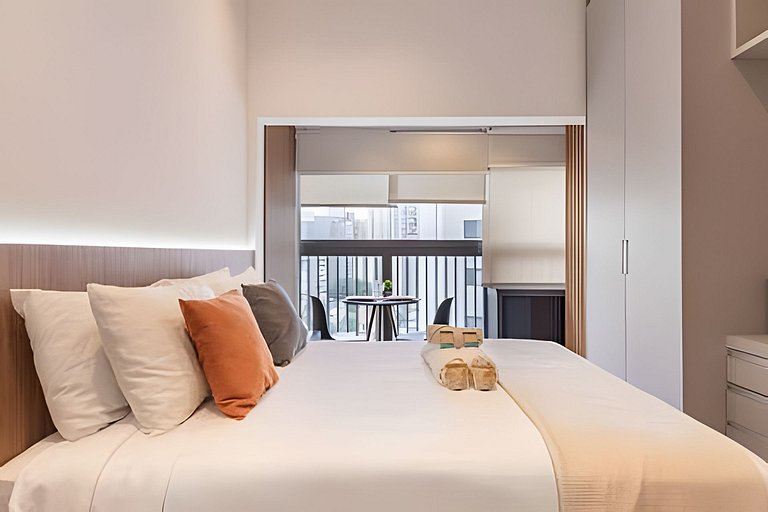 Studio bem próximo do Allianz Parque e Shopping