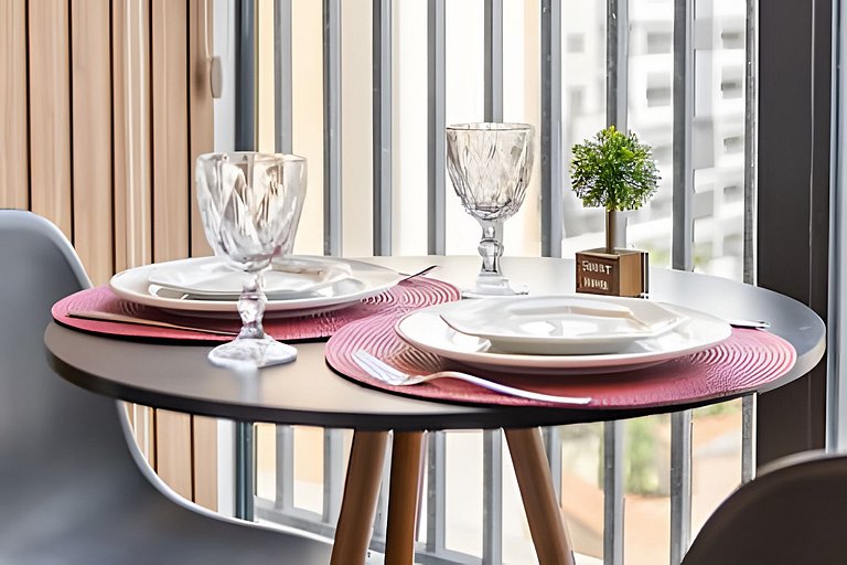 Studio bem próximo do Allianz Parque e Shopping