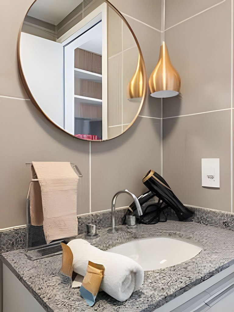 Studio bem próximo do Allianz Parque e Shopping