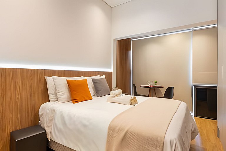 Studio bem próximo do Allianz Parque e Shopping