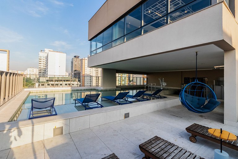 300mts do Allianz/ Cama Queen/ Wifi/ Academia