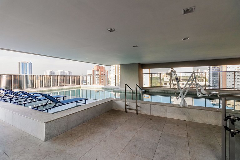 Studio Luxo com vista da cidade