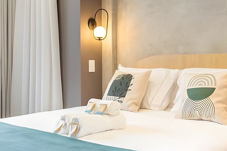 400m Av. Paulista | Piscina e Academia | P/ até 4