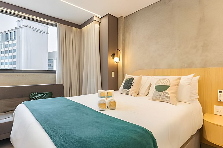 400m Av. Paulista | Piscina e Academia | P/ até 4