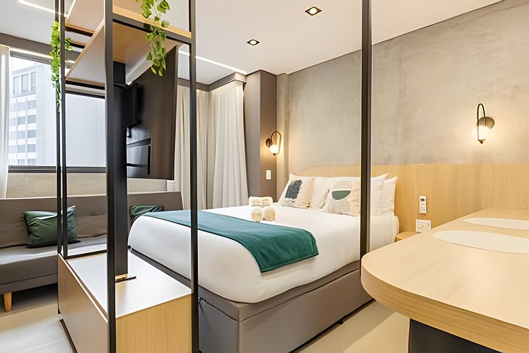 400m Av. Paulista | Piscina e Academia | P/ até 4