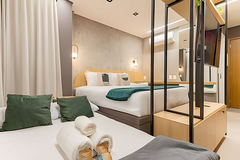 400m Av. Paulista | Piscina e Academia | P/ até 4