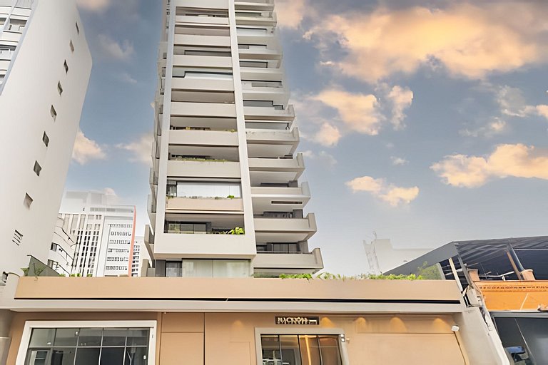 400m Av. Paulista | Piscina e Academia | P/ até 4