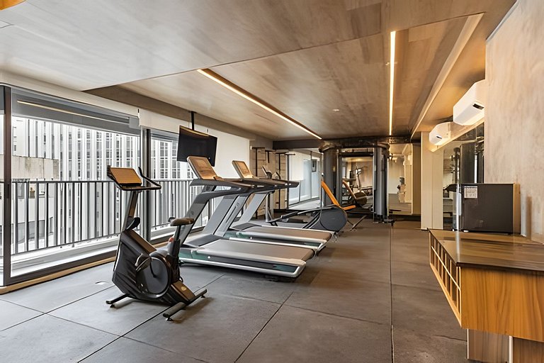 400m Av. Paulista | Piscina e Academia | P/ até 4