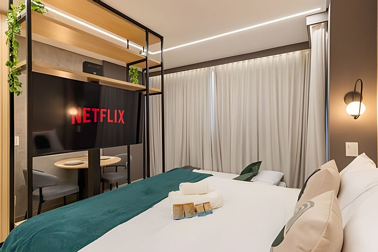 400m Av. Paulista | Piscina e Academia | P/ até 4