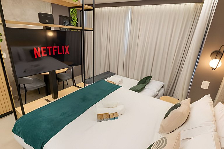 400m Av. Paulista | Piscina e Academia | P/ até 4