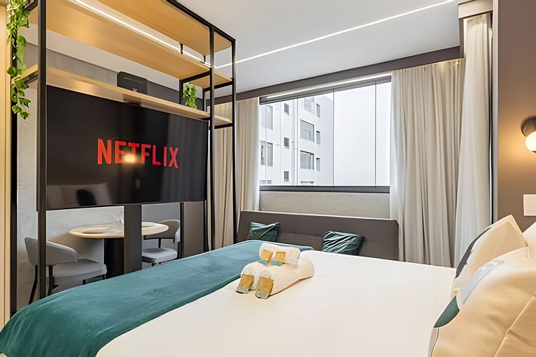 400m Av. Paulista | Piscina e Academia | P/ até 4